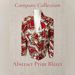 Company Collection | Women’s Vintage Abstract Print Blazer
